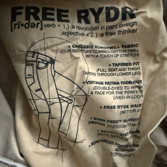 KUHL Men’s FREE RYDR Rugged Distressed Pants 33X32 Thrashed - Picture 5 of 16